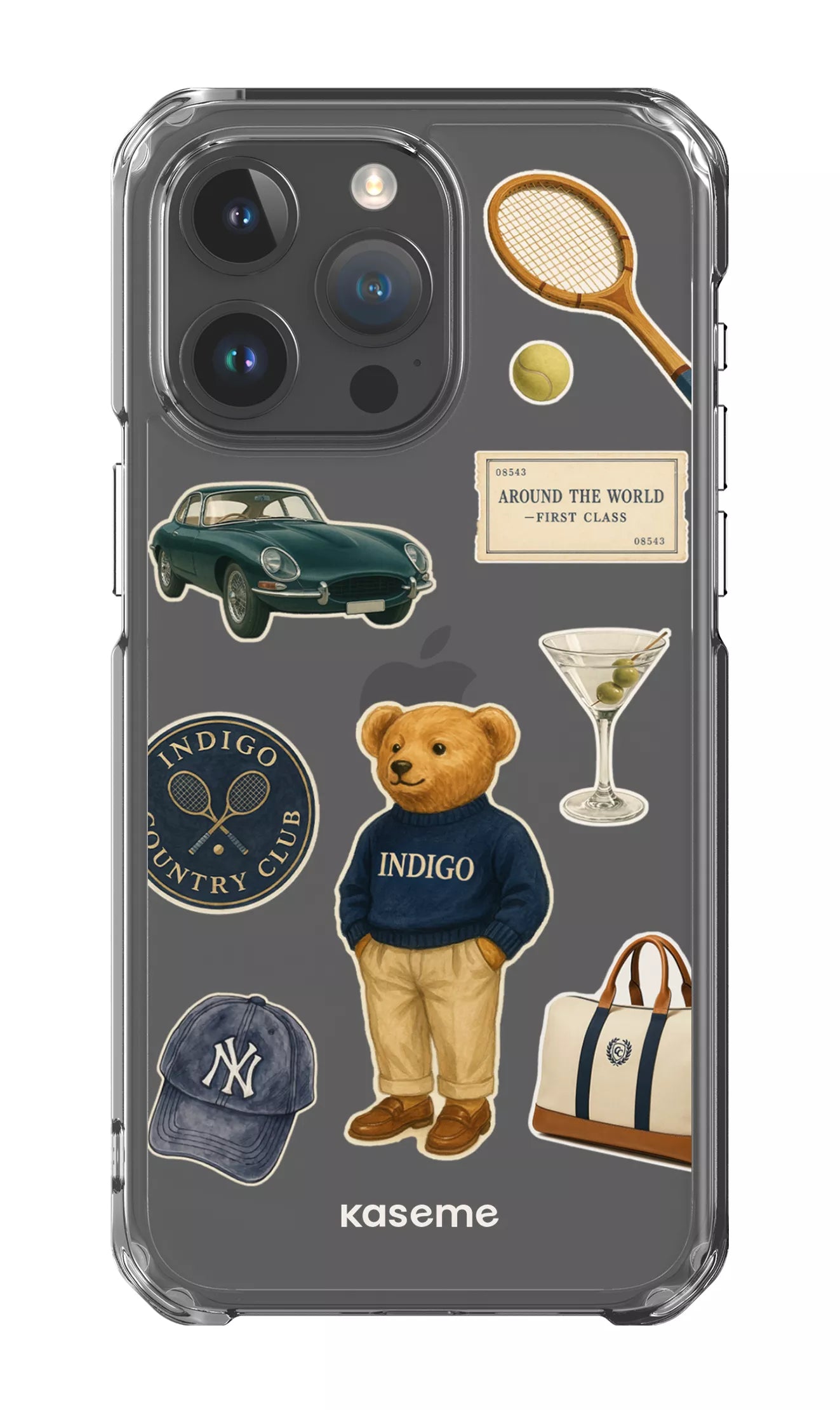 iPhone 15 Pro Max Clear Case Kingsley Clear Case -
