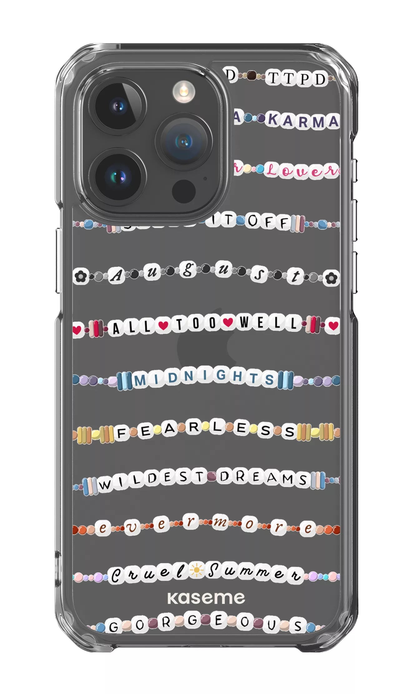 iPhone 15 Pro Max Clear Case Love Story Clear Case -