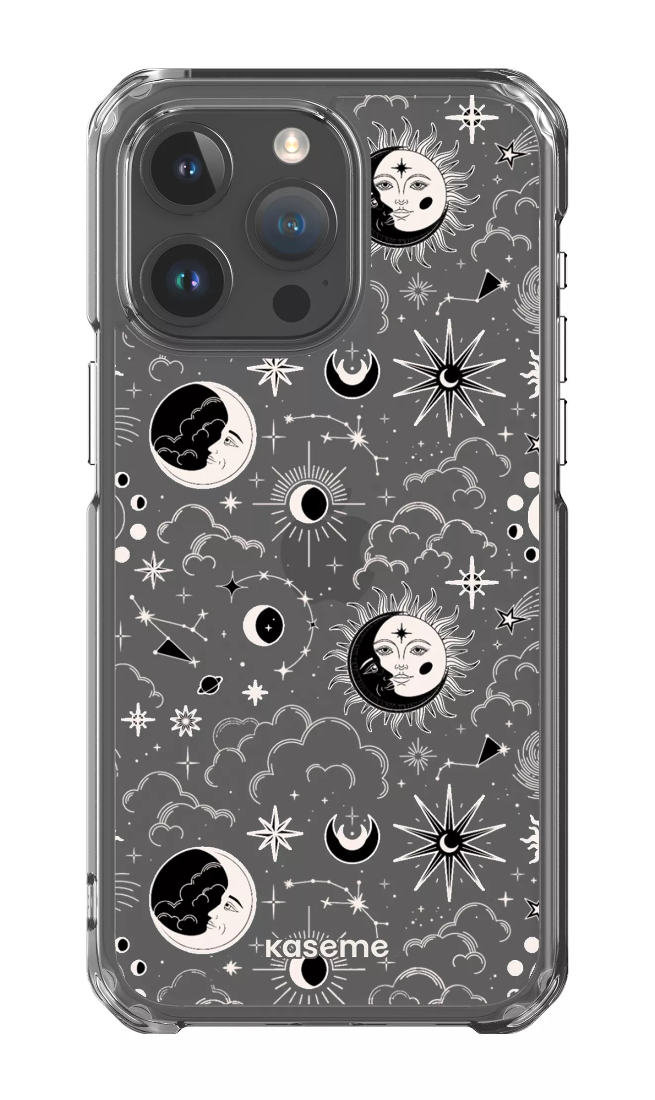 iPhone 15 Pro Max Clear Case Milky Way White Clear Case -