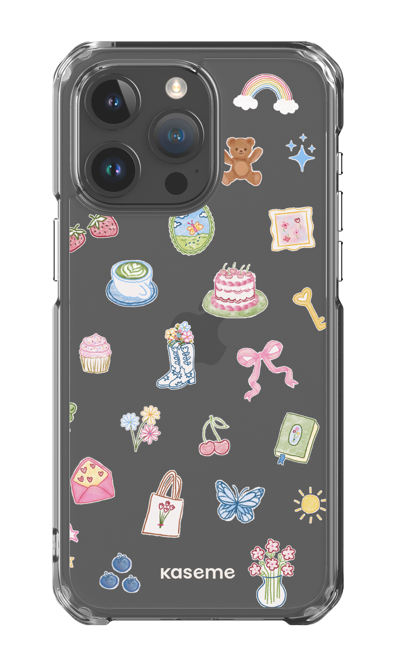 iPhone 15 Pro Max Clear Case Poetry Clear Case -