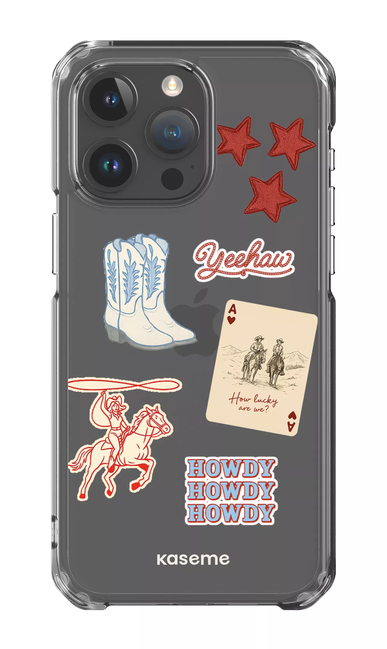 iPhone 15 Pro Max Clear Case Yeehaw Clear Case -