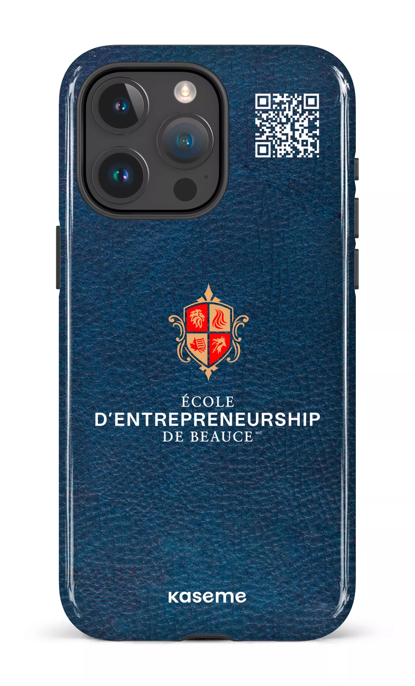 iPhone 15 Pro Max Tough EEB Bleu QR -