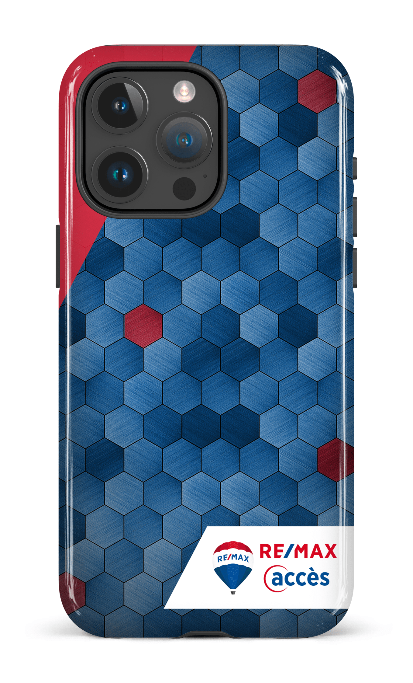 iPhone 15 Pro Max Tough Exagones texturés -