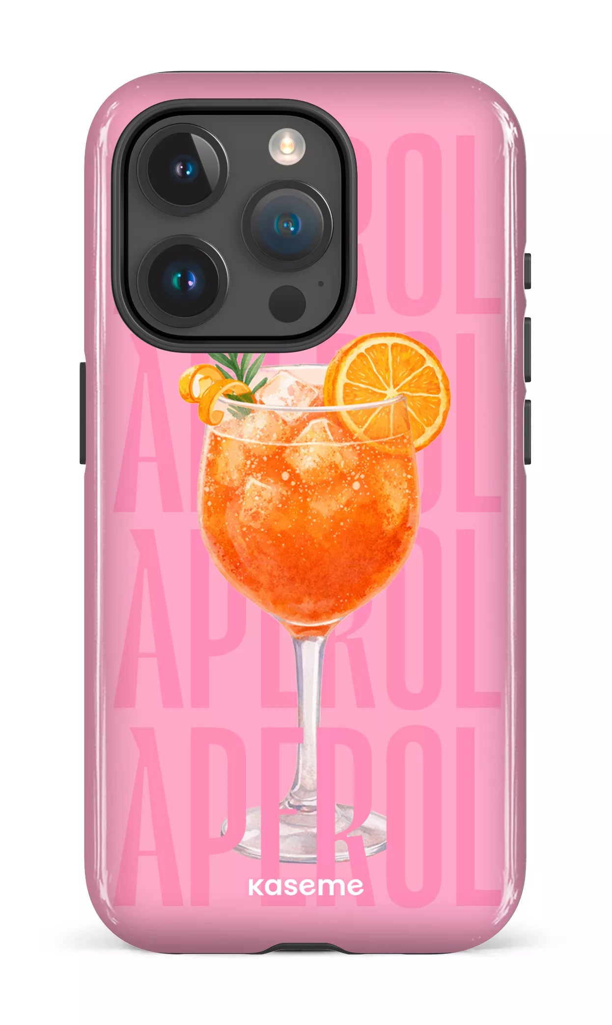iPhone 15 Pro Tough Aperol Sunset Pink -