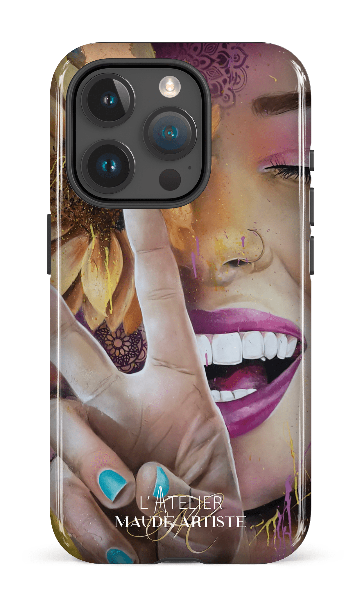 iPhone 15 Pro Tough Around Peace by Maude -