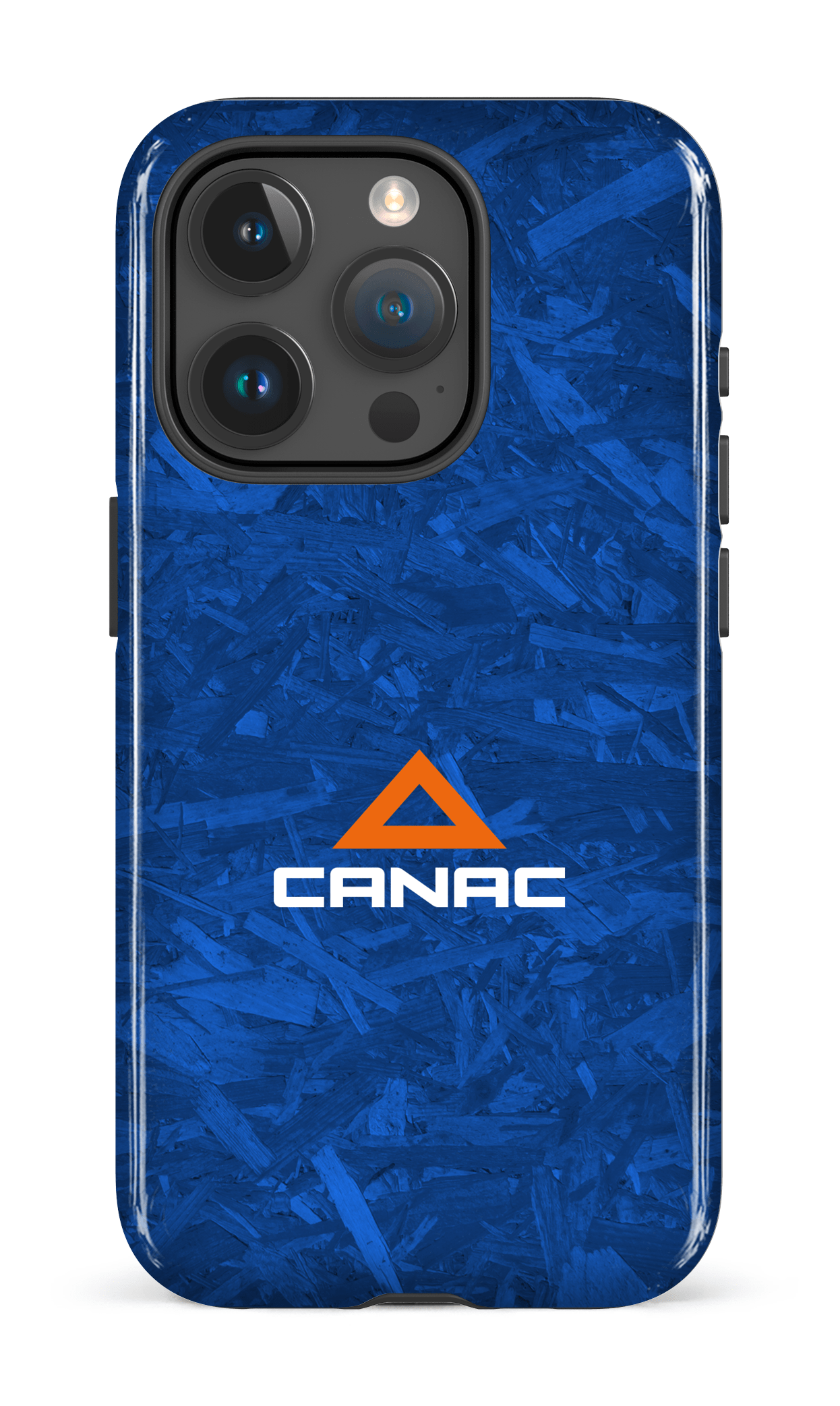 iPhone 15 Pro Tough Bois bleu par Canac -