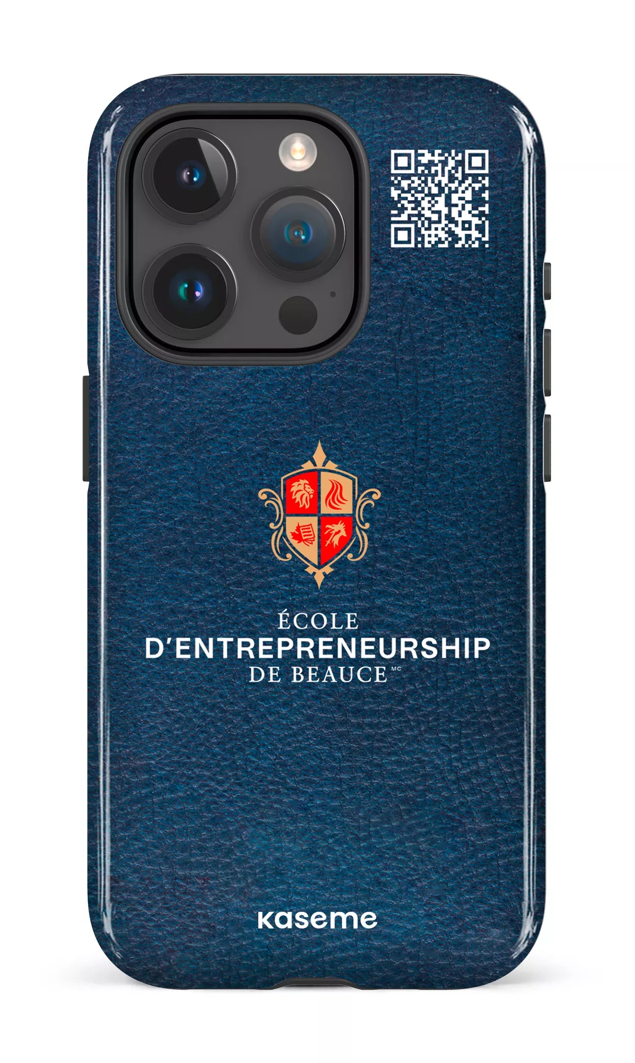 iPhone 15 Pro Tough EEB Bleu QR -