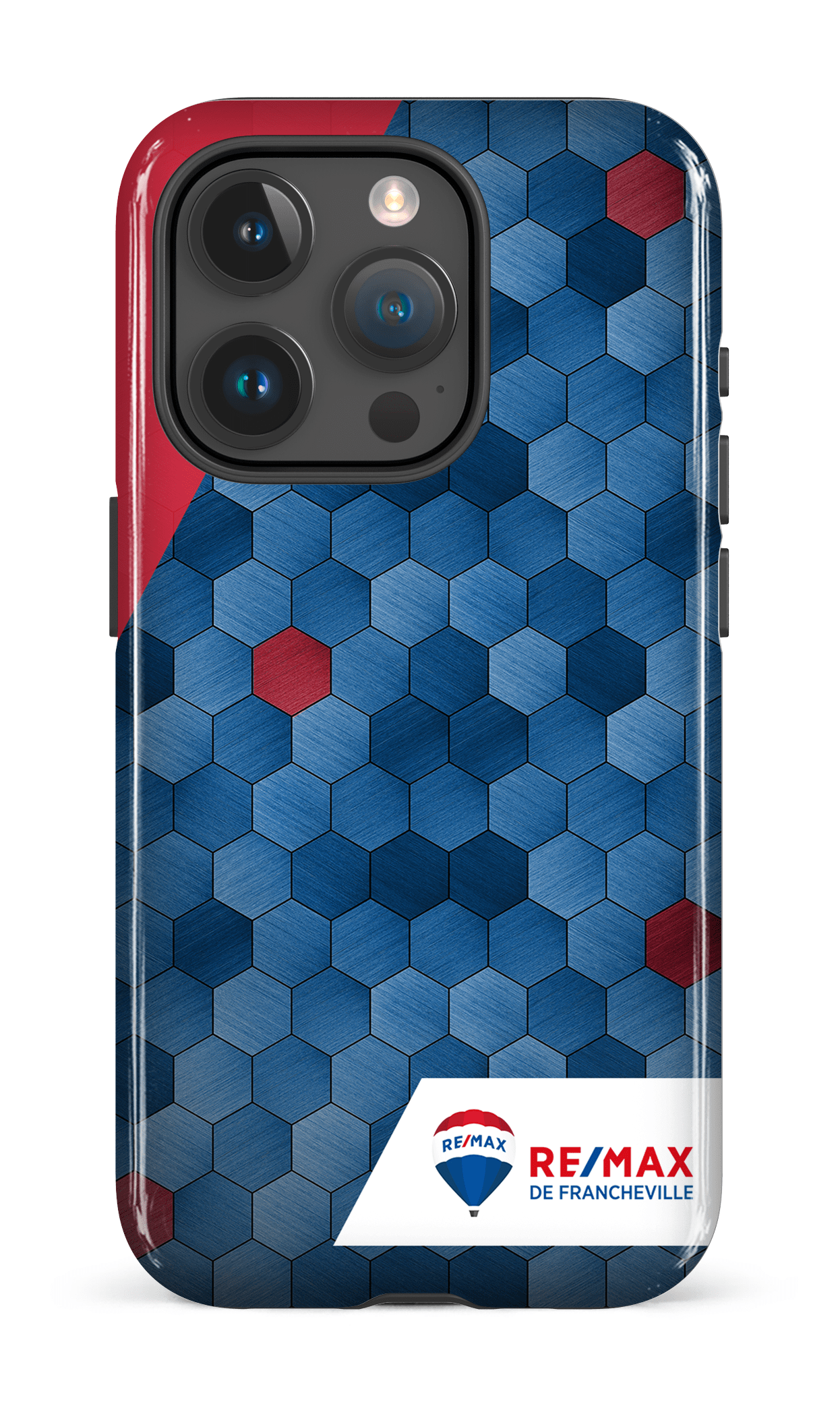 iPhone 15 Pro Tough Exagones texturés de Francheville -