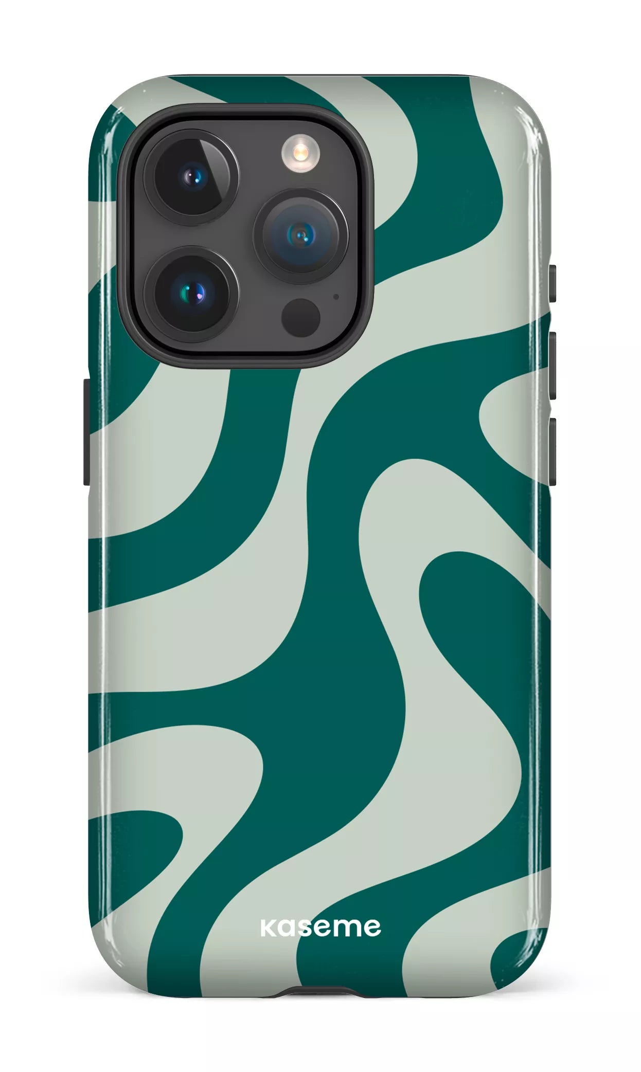 iPhone 15 Pro Tough Flow Green -