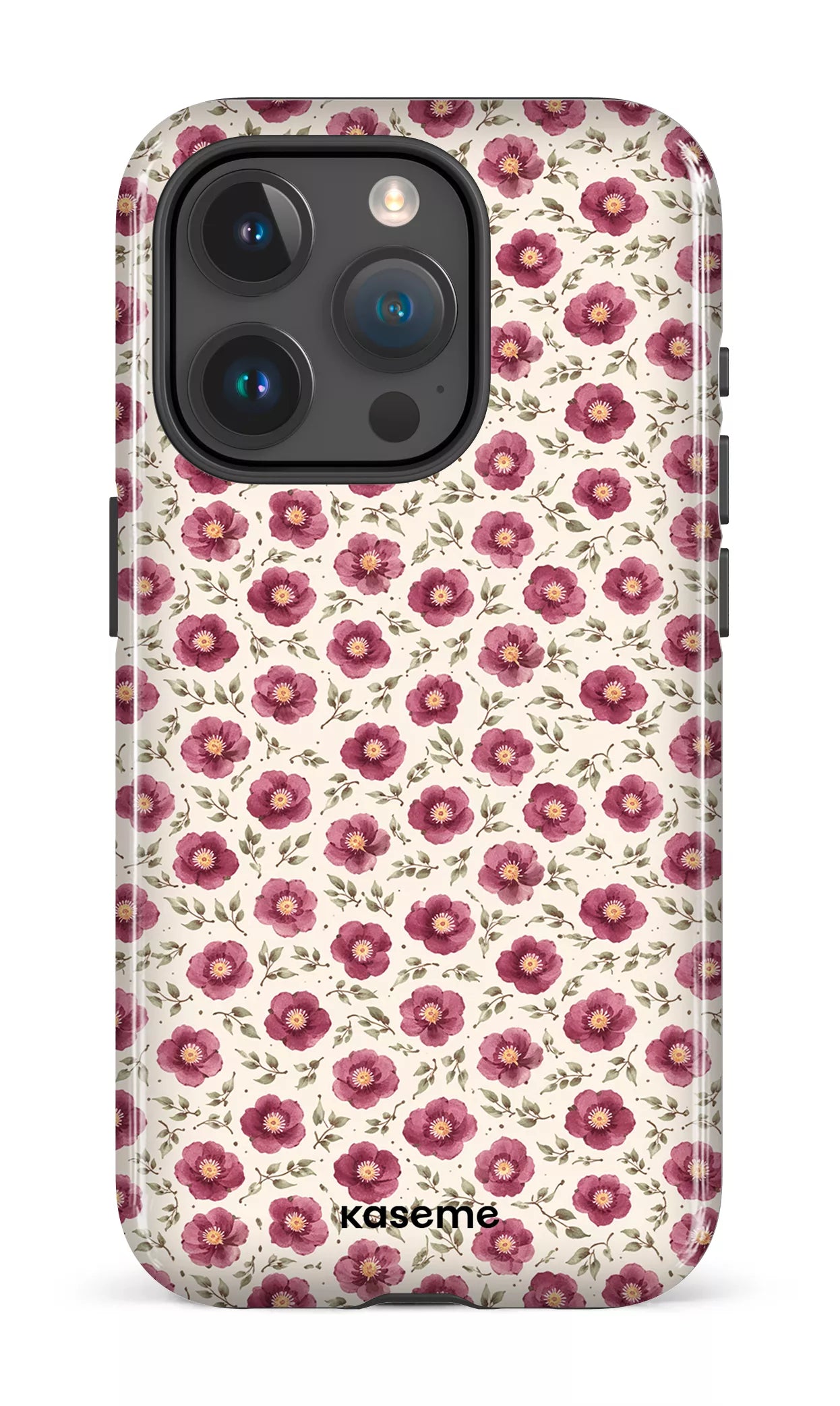iPhone 15 Pro Tough Ruby Bloom -