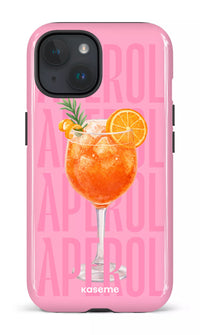 iPhone 15 Tough (Gloss) Aperol Sunset Pink -