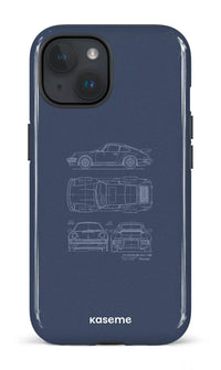 iPhone 15 Tough (Gloss) Beat The Traffic Blue -