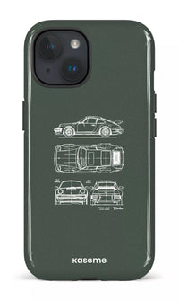 iPhone 15 Tough (Gloss) Beat The Traffic Green -