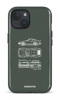 iPhone 15 Tough (Gloss) Beat The Traffic Green -