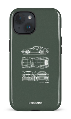 iPhone 15 Tough (Gloss) Beat The Traffic Green -