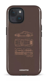 iPhone 15 Tough (Gloss) Beat The Traffic Mocha -
