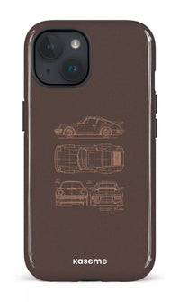 iPhone 15 Tough (Gloss) Beat The Traffic Mocha -