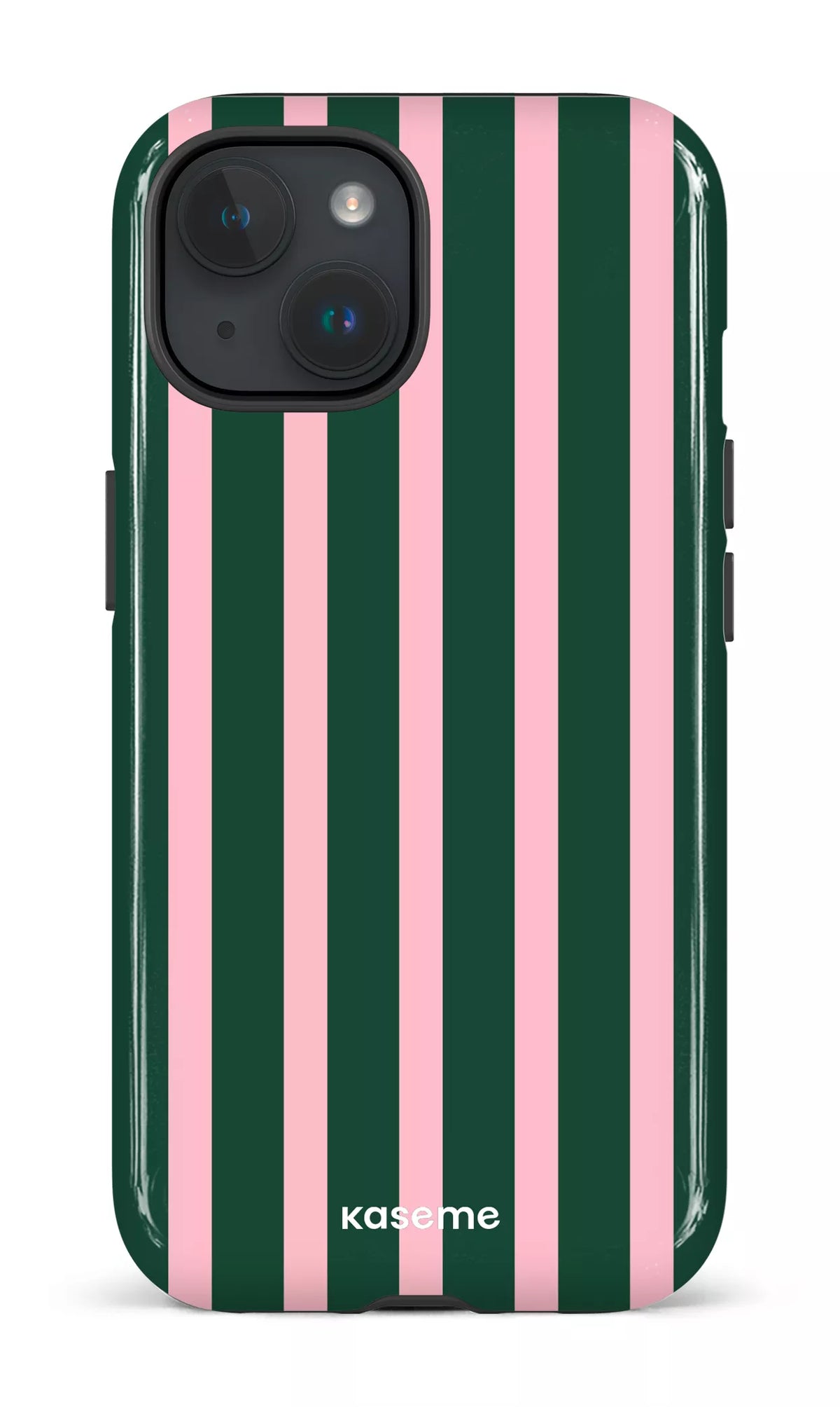 iPhone 15 Tough (Gloss) Berry Lane Green -