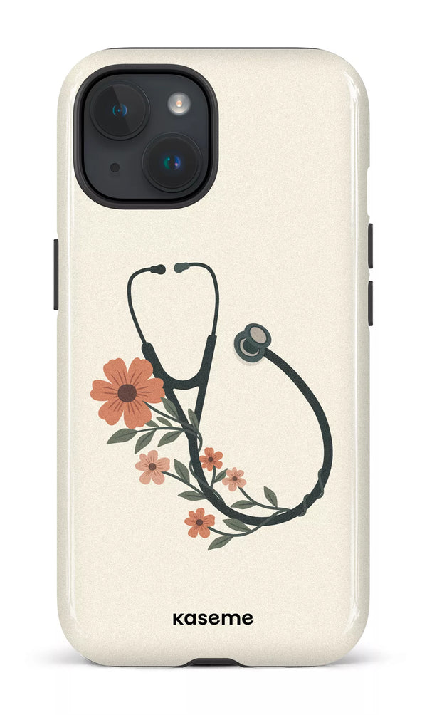 iPhone 15 Tough (Gloss) Blossom Beat Beige -