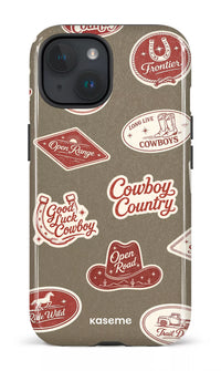 iPhone 15 Tough (Gloss) Cowboy Country Green -
