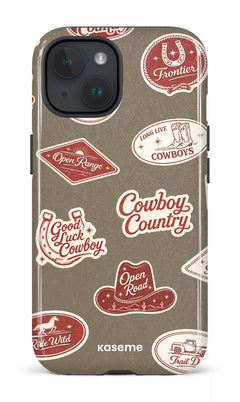 iPhone 15 Tough (Gloss) Cowboy Country Green -