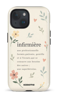 iPhone 15 Tough (Gloss) De Tout Coeur Pink -