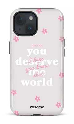 iPhone 15 Tough (Gloss) Dear Me Pink -