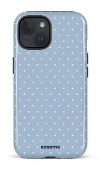 iPhone 15 Tough (Gloss) Ditsy Blue -