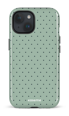 iPhone 15 Tough (Gloss) Ditsy Sage -