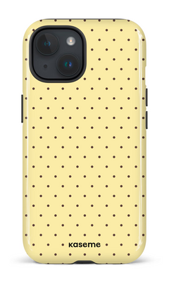iPhone 15 Tough (Gloss) Ditsy Yellow -