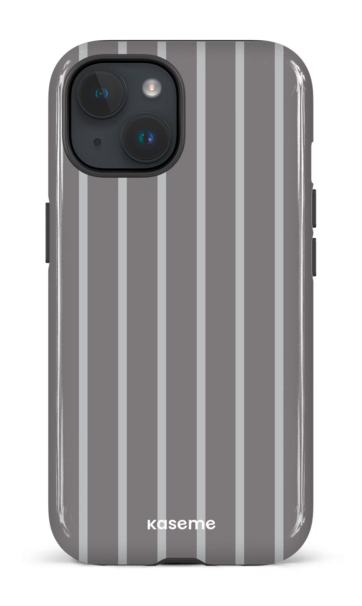 iPhone 15 Tough (Gloss) Dolce Striscia Charcoal -