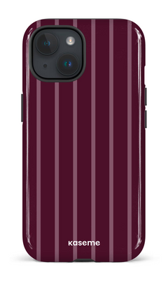 iPhone 15 Tough (Gloss) Dolce Striscia Merlot -