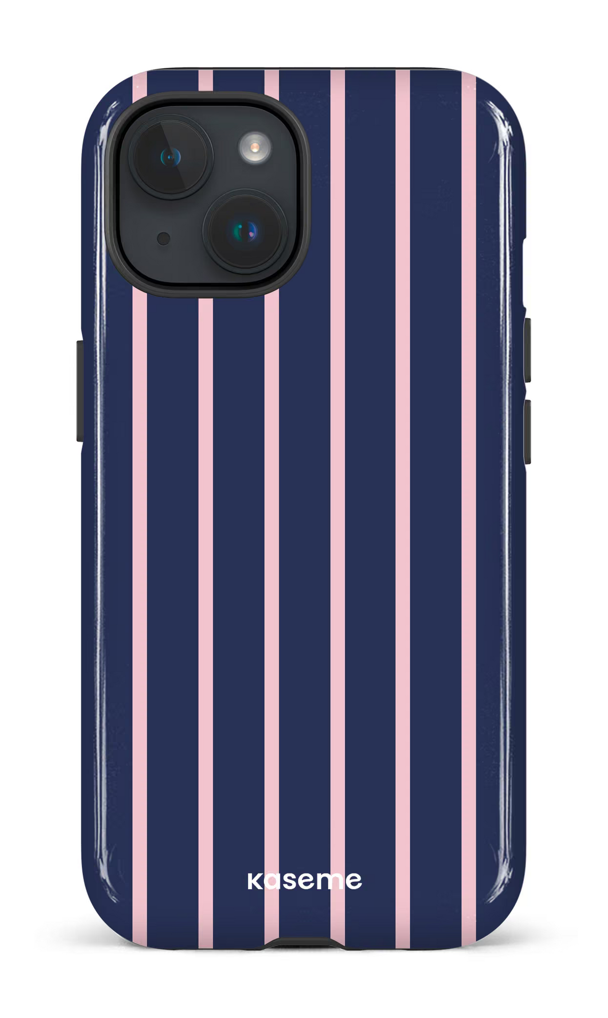 iPhone 15 Tough (Gloss) Dolce Striscia Navy -