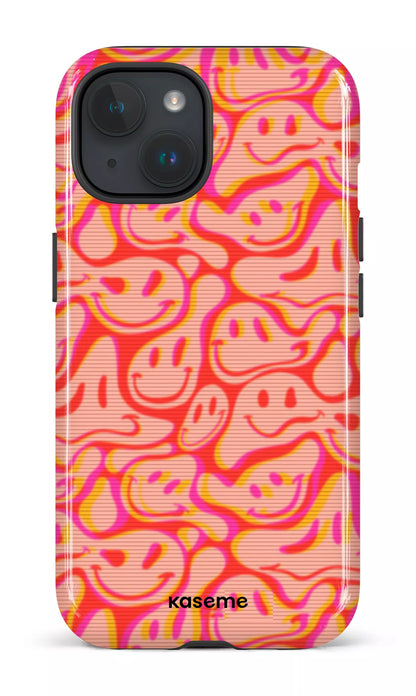 iPhone 15 Tough (Gloss) Dystopia red -