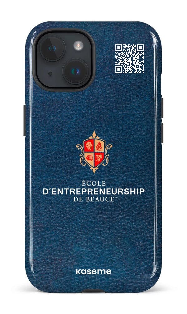 iPhone 15 Tough (Gloss) EEB Bleu QR -