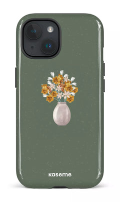 iPhone 15 Tough (Gloss) Fall blooming green -