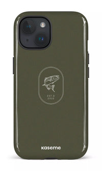 iPhone 15 Tough (Gloss) Fishing Green -