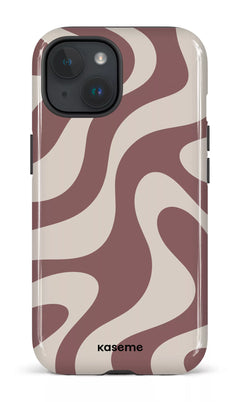 iPhone 15 Tough (Gloss) Flow Brown -