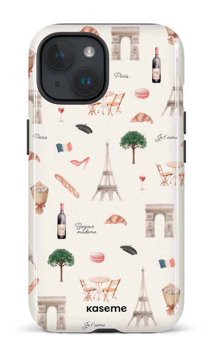 iPhone 15 Tough (Gloss) Je t'aime Paris -