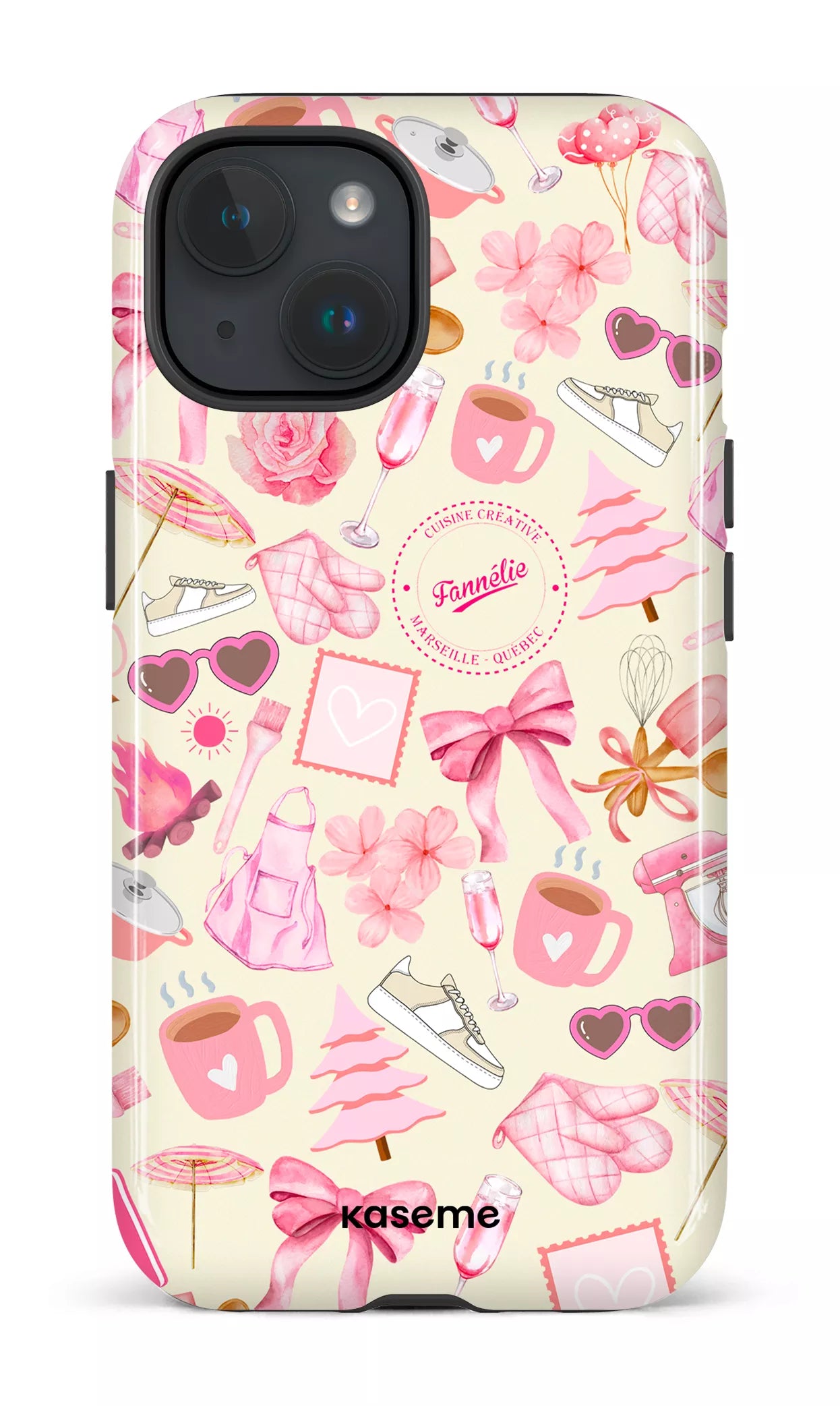 iPhone 15 Tough (Gloss) Les icônes de Fannélie -