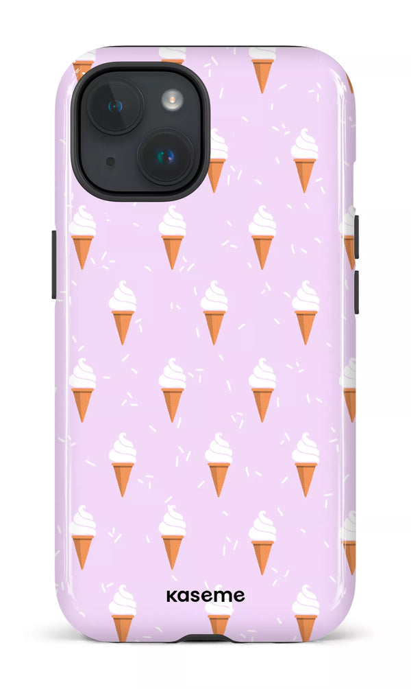 iPhone 15 Tough (Gloss) Milk purple -