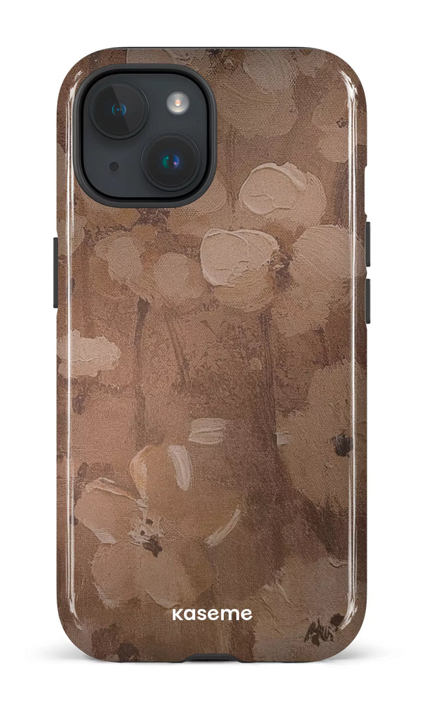 iPhone 15 Tough (Gloss) Mocha Bloom -