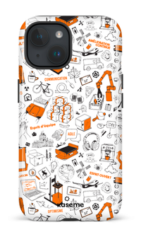 iPhone 15 Tough (Gloss) Murale Vanderlande -