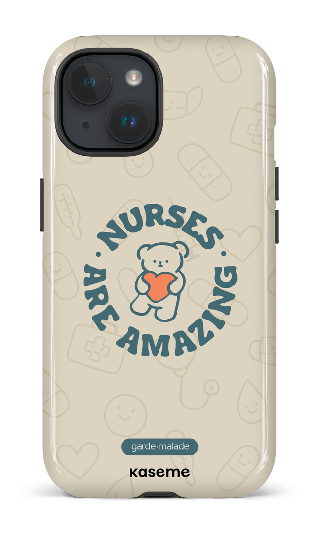iPhone 15 Tough (Gloss) Nurses Are Amazing x Garde-Malade -