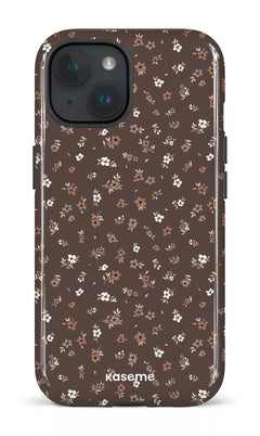 iPhone 15 Tough (Gloss) Porcelain blossom Mocha -