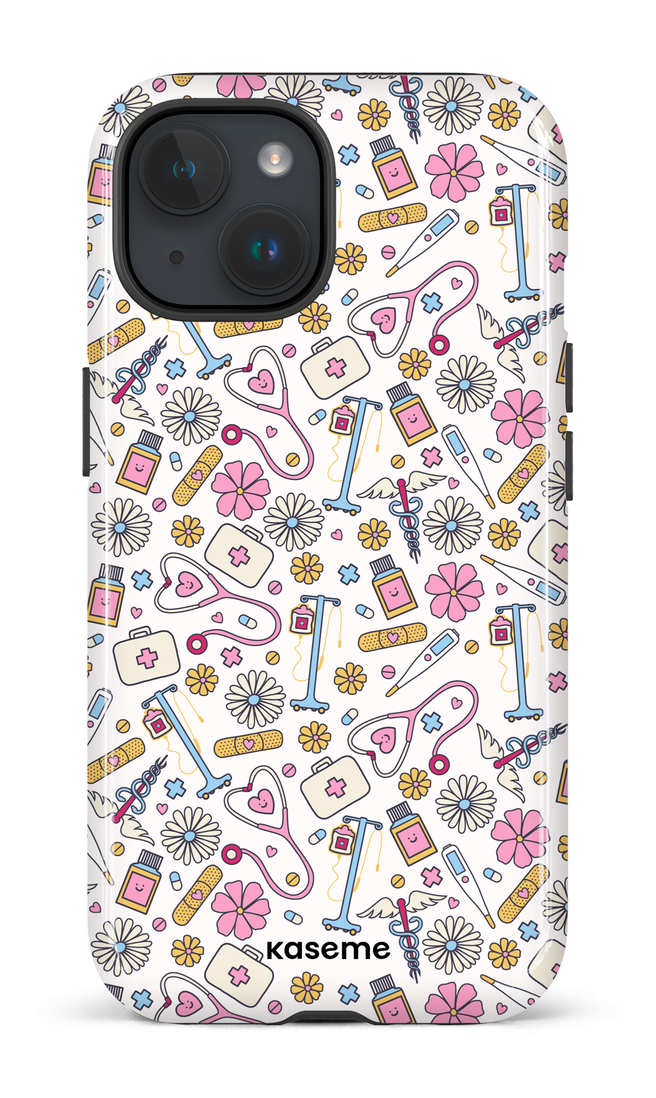 iPhone 15 Tough (Gloss) Remedy Pink -