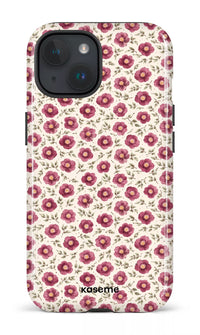 iPhone 15 Tough (Gloss) Ruby Bloom -