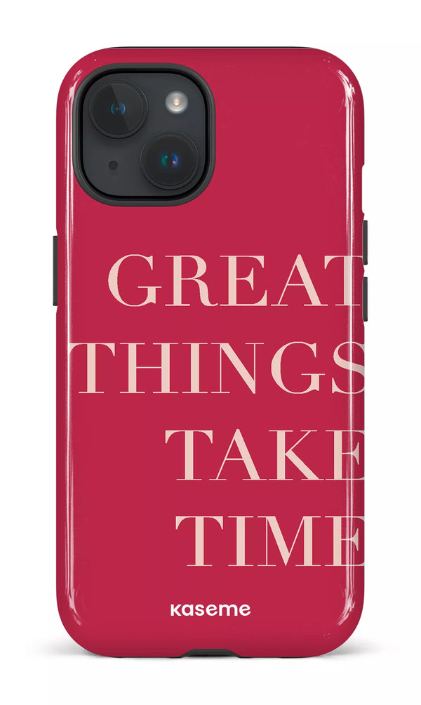 iPhone 15 Tough (Gloss) Serena magenta -