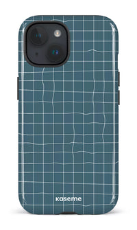 iPhone 15 Tough (Gloss) Uneven Blue -