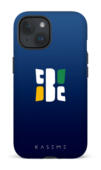 iPhone 15 Tough (Matte) Cégep de Baie-Comeau Bleu -